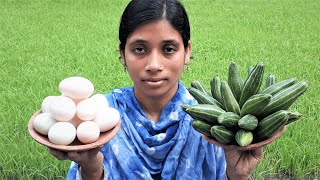 Potol Diye Dimer Mojadar Recipe | Egg with Pointed Gourd Curry Cooking By Street Village Food