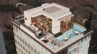 Mansão Na Cobertura The Sims 4 Construção
