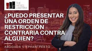 ¿Puedo Presentar una Orden de Restricción Contraria Contra Alguien? | The Nieves Law Firm by The Nieves Law Firm 36 views 6 months ago 3 minutes, 15 seconds