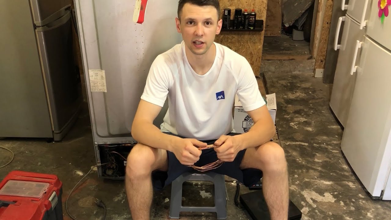 Lg замена мотора и Капиллярной трубки . Б/у мотор . Заправка фреона ...