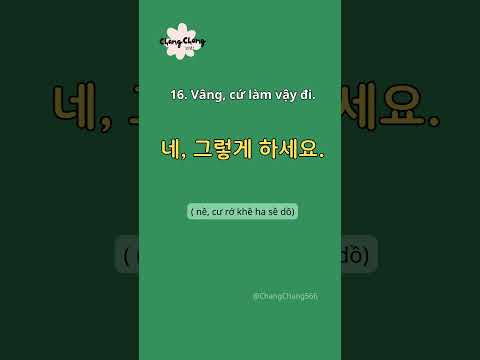 [Tiếng Hàn cơ