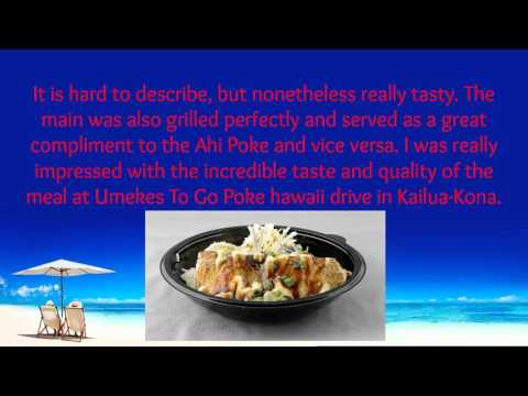 poke hawaii drive in Kailua Kona Hawaii