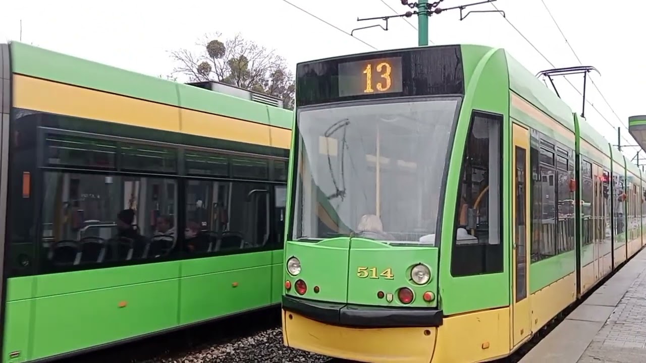 Tramwaje w Poznaniu.Zima 2022/2023.