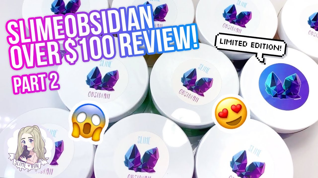 Over 100$ Worth of Slime from SLIME OBSIDIAN! - SlimeObsidian Review Part 2