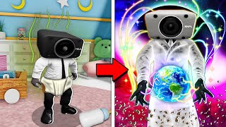 Upgrading NOOB To GOD SPEAKERMAN! (Roblox)