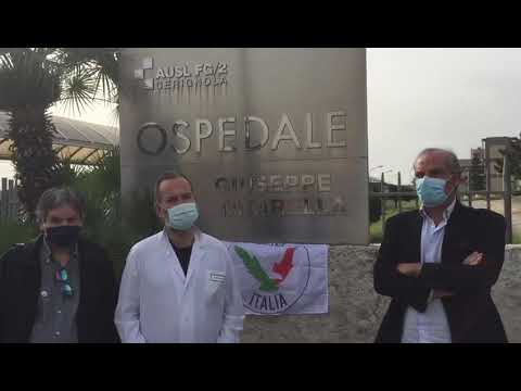 Movimento Politico L'Altra Italia presso l'ospedale Tatarella di Cerignola