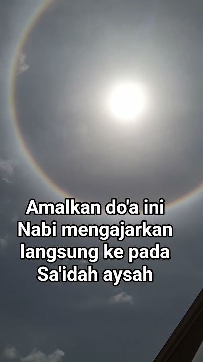 Amalkn do'a ini,Nabi mngajrkan lngsung ke pda sa'idah aysah #ustadzadihidayat #pendosahijrh#shorts