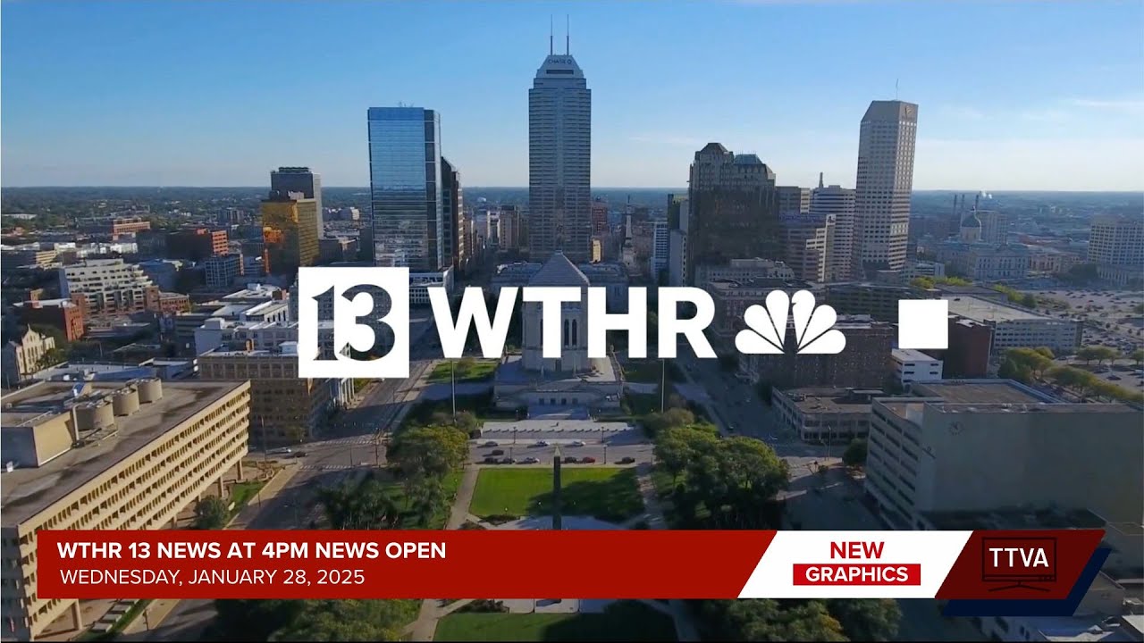 Wthr R WTHR 13 News at 4pm Open - 1/28/2026 (New Tegna Look Debut) - YouTube