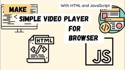 HTML Video Player || Javascript & Jquery Video Player || HTML5