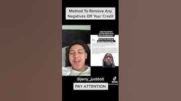 Method To Remove Any Negatives Off Your Credit