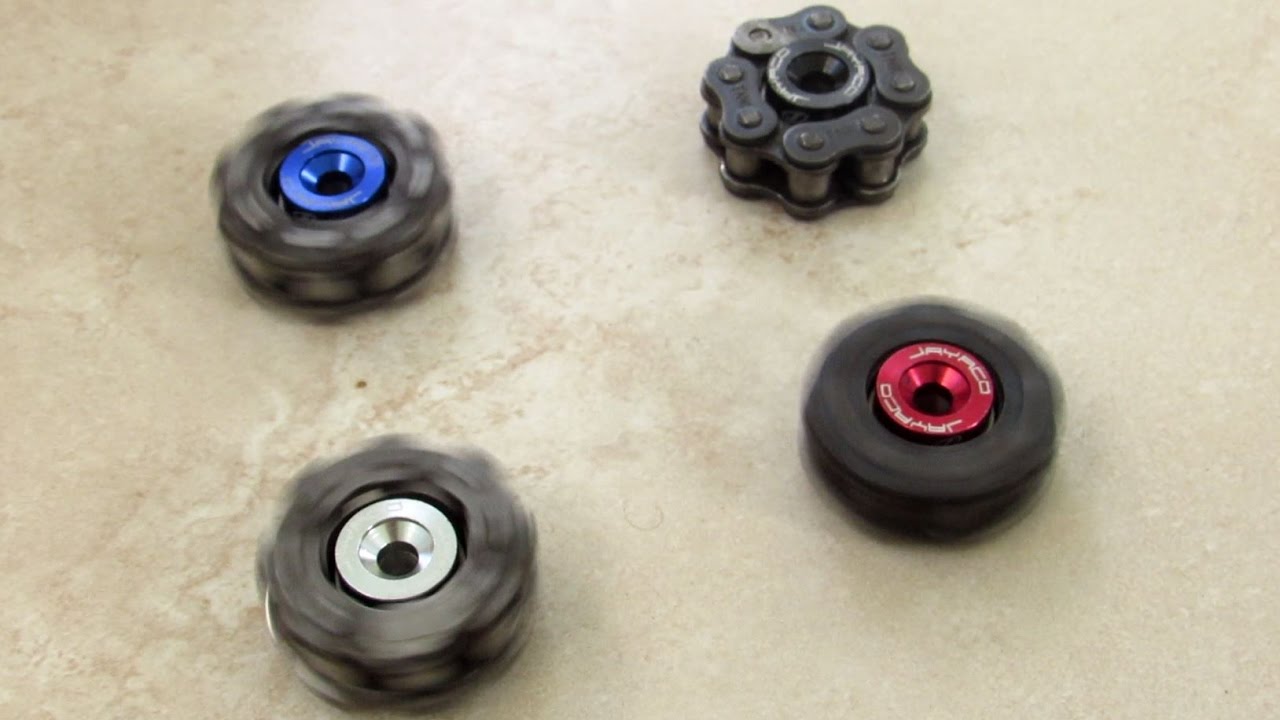 How to make a small motorbike chain spinner DIY fidget spinner