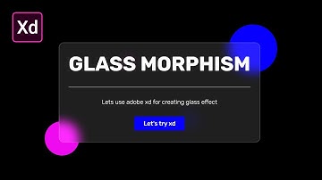 Glassmorphism UI on Adobe Xd #UIUX #UXdesign #adobexd