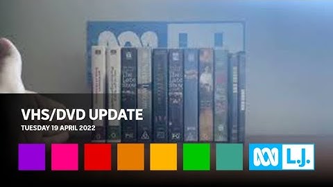VHS/DVD Update - Tuesday 19 April 2022