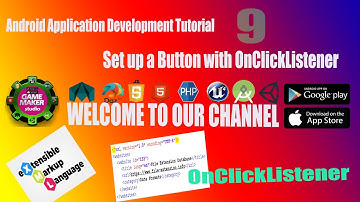 Android Application Development Tutorial 9 || Set up a Button with OnClickListener