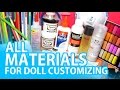 All Materials for Doll Customizing