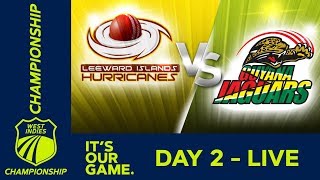 🔴LIVE Leeward Islands vs Guyana - Day 2 | West Indies Championship | Friday 10th January 2020
