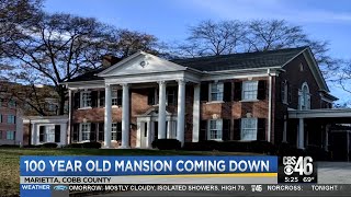 100 year old mansion coming down