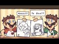 Mario and luigi draw each other