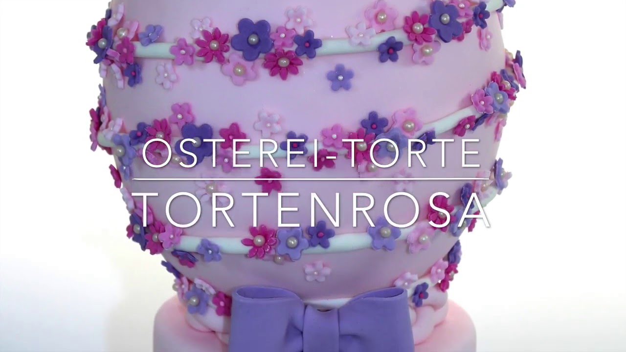 TortenRosa Osterei-Torte Tutorial - YouTube