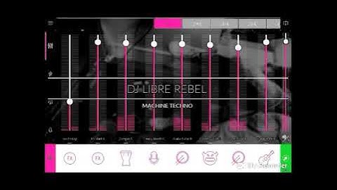 Application Music Maker Jam / video # no.02 freestyle de séquence audio analogique TECHNO