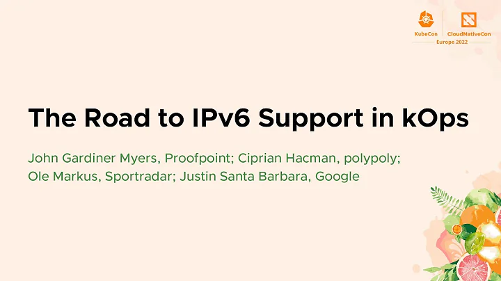 The Road to IPv6 Support in... John Gardiner Myers...