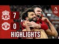 Highlights liverpool 70 man united  salah breaks club record as reds score seven