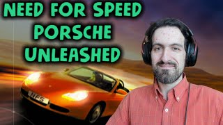 Mortal Kombat Некрос играет в ГОНКИ Need for Speed Porsche Unleashed Playstation 1