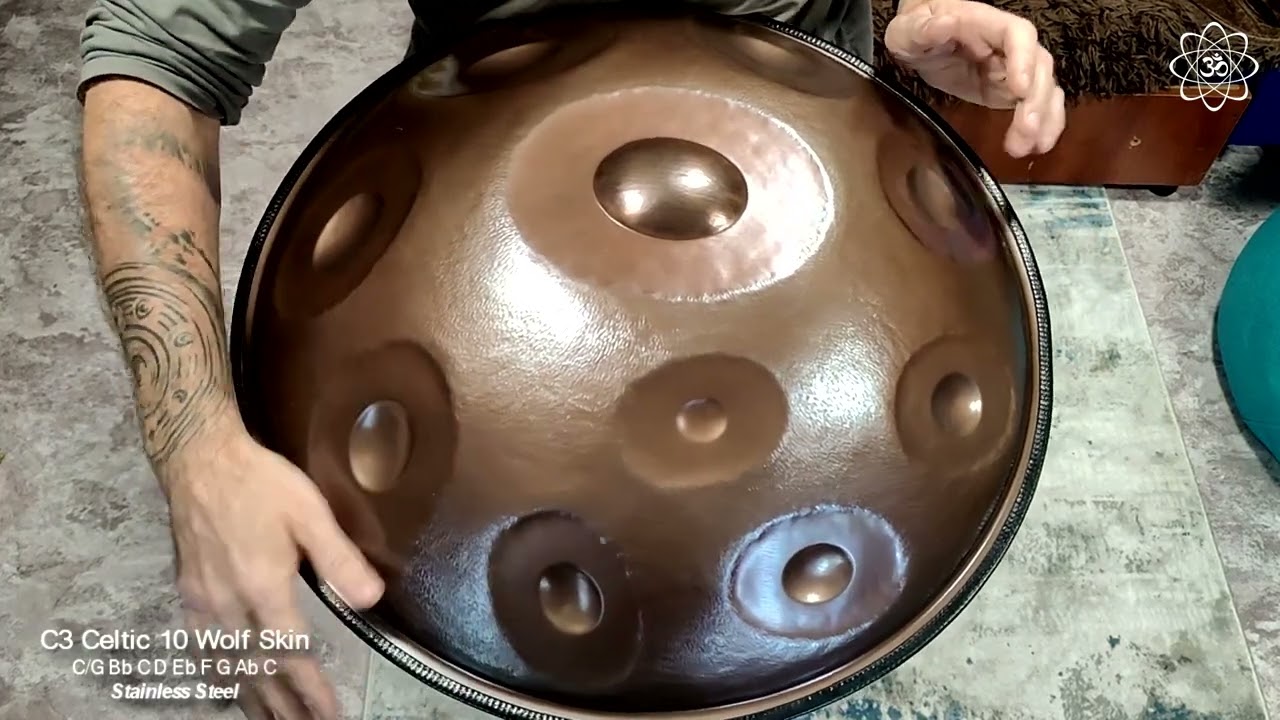C Celtic 10 Wolf Skin Dragon Skin Atom Handpan (15.11.2024)