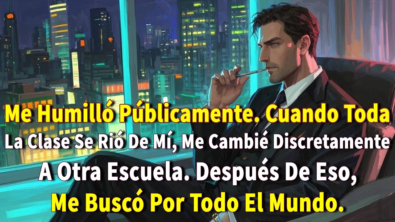 Me humilló públicamente. Me cambié de escuela discretamente. Me buscó por todo el mundo...