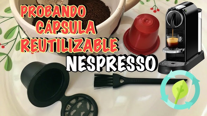 Set 5 cápsulas recargables para Nespresso + accesorios