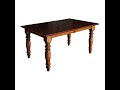 Shaker Dining Table With Leaves