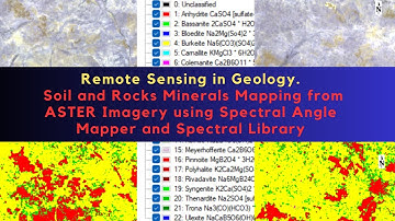 Soil and Rocks Minerals Mapping from ASTER Imagery using Spectral Angle Mapper and Spectral Library