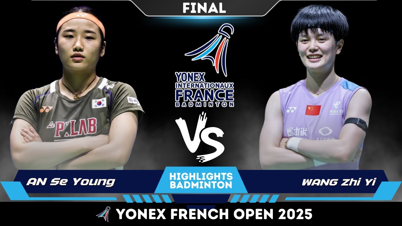 FINAL MATCH! 안세영 vs 왕즈이 | 2025 프랑스 오픈 배드민턴
