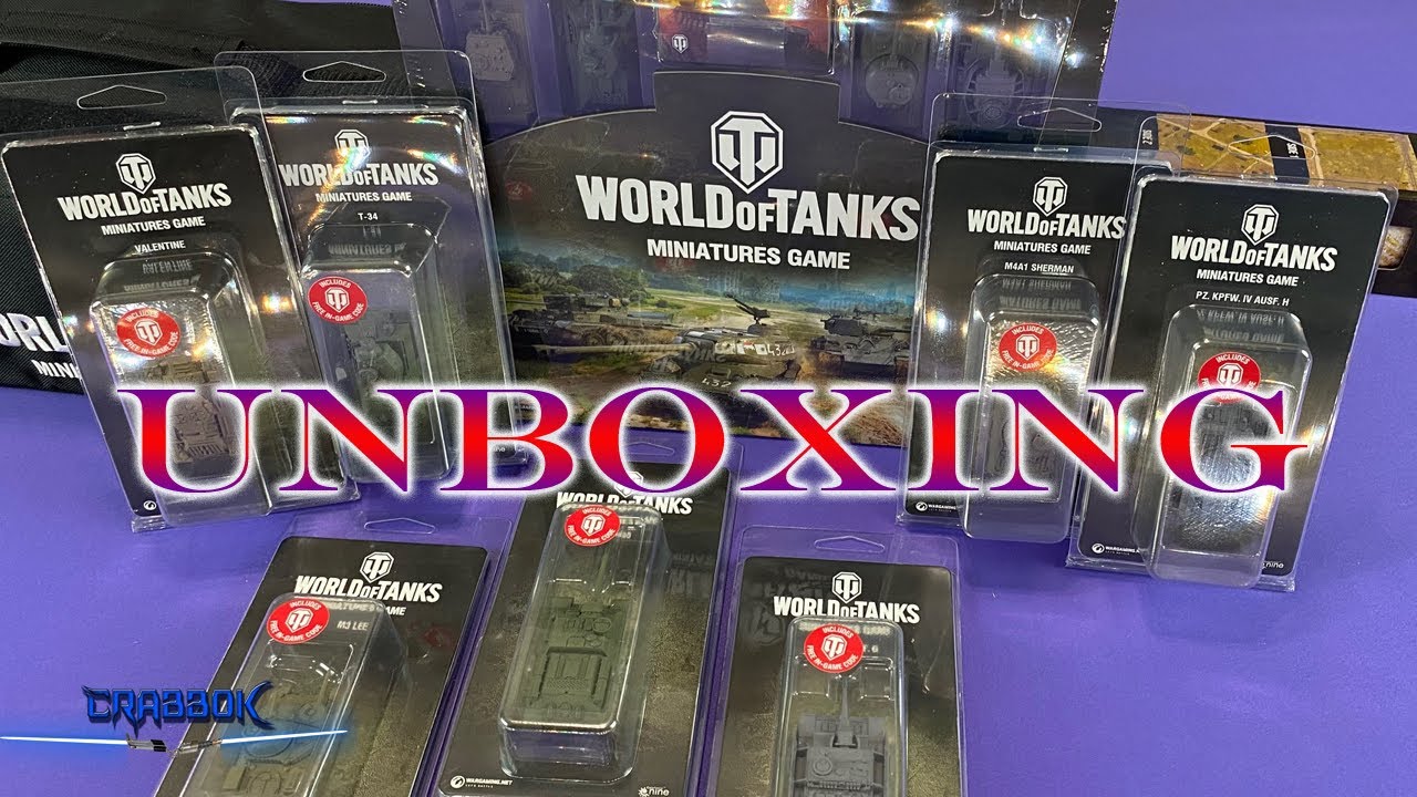 World of Tanks Miniatures Game - Unboxing The Starter and Expansions!