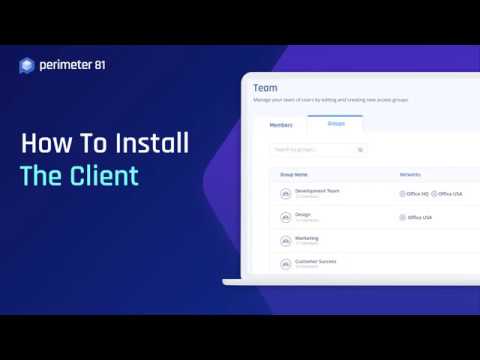 How to Install the Client