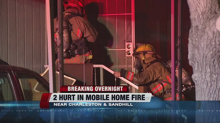 2 treated for smoke inhalation after mobile home fire