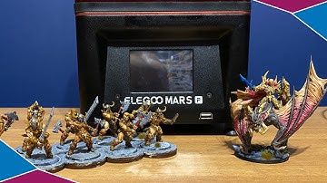 Elegoo Mars Pro: Printing miniatures on a budget