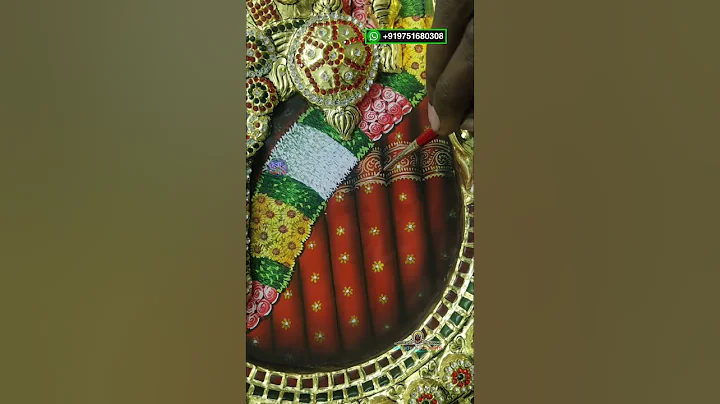 Tanjore painting balaji processing