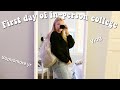 MY FIRST DAY OF COLLEGE!! - in person and zoom | community college