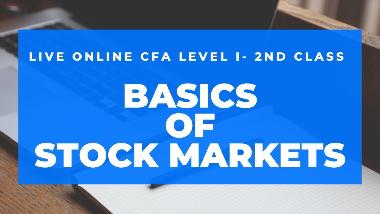 Live Online - CFA Level I- Equity Valuation for Beginners - YouTube
