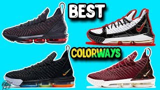 Top 10 Nike Lebron 16 Colorways! - YouTube