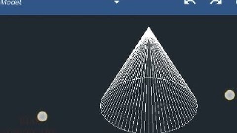 Tutorial GNACAD 3D CONE