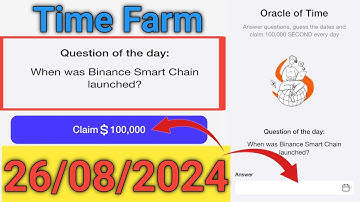 Time Farm Answer Today 26 August | Oracle Of Time Answer Today, time farm oracle of time today
