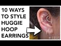 10 Ways YOU Can Style Huggie Hoop Earrings!!