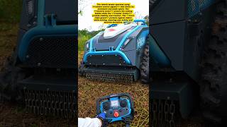 Advanced Robotic Lawn Mower – Smart Remote-Control Grass Cutter for Efficient Land Clearing 🌿🤖