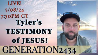 Tyler from Generation2434 shares his testimony of Jesus Christ