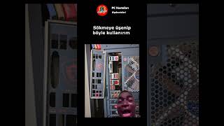 Anakart arka aynasını takmayı unutmak kadar kötü bir şey yok 😅 #pctoplama #pcmemes #pcbuild #pc