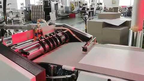 450xl paper lining machine with automatic visual positioning