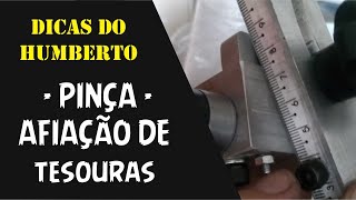 .: Dicas do Humberto: pinça para afiação de tesouras :.