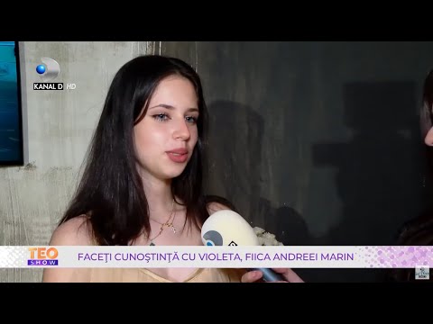 Teo Show(21.10.2021) - Faceti cunostinta cu Violeta, fiica Andreei Marin! Ce relatie are cu mama ei?